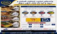 نظارت بر بازار شهر سوق توسط بازرسان جهاد کشاورزی
