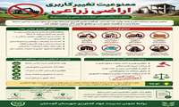 ممنوعیت تغییر کاربری اراضی کشاورزی در گچساران