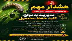 مدیریت به موقع، کلید حفظ محصول در مقابل پروانه برگخوار پاییزه در بویراحمد